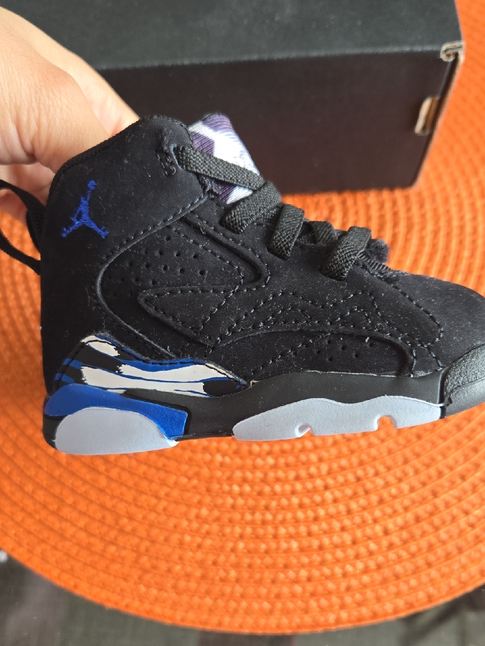 Jordan True Flights 4C Black, Blue & White